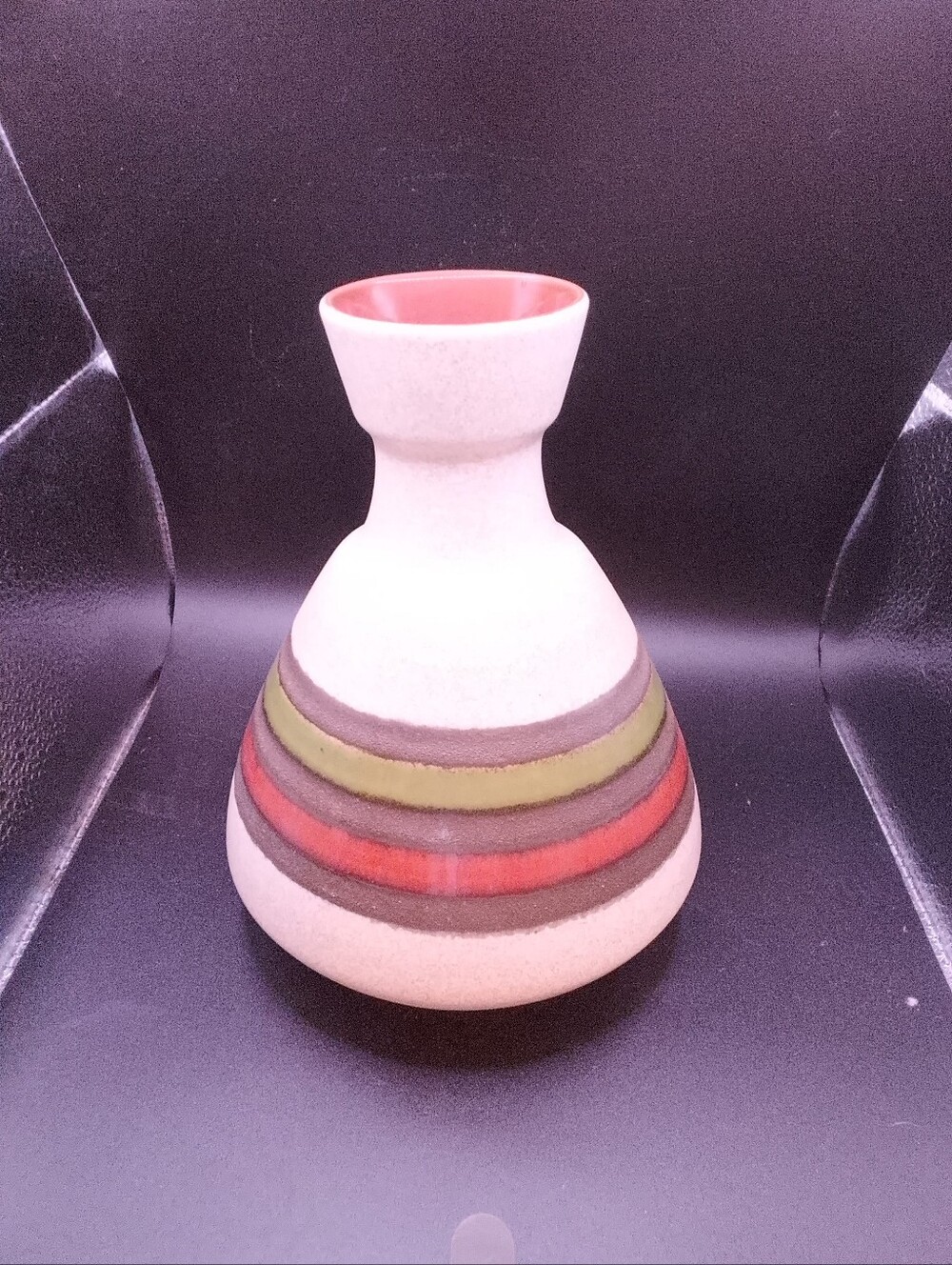 Vintage Dumler & Breiden WGP Vase 128 20 Germany 8"  Mid Century Pottery 1970's